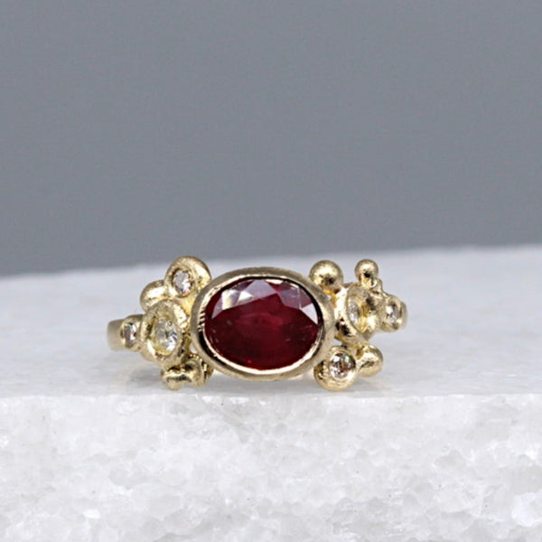 A 40th Wedding Anniversary Ring Made from Memories