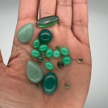 Load image into Gallery viewer, Gemstone De stash Sale - Green gemstones mix