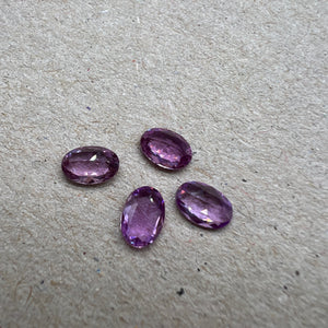 Gemstone De stash Sale - Rose cut pink sapphires by Tamara Gomez