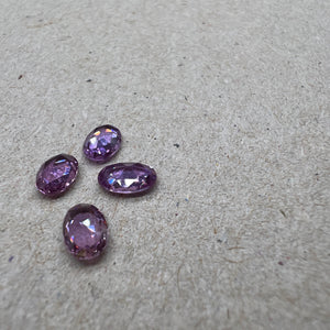 Gemstone De stash Sale - Rose cut pink sapphires by Tamara Gomez