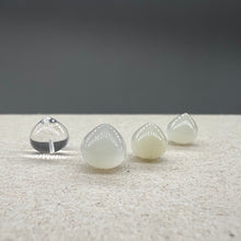 Load image into Gallery viewer, Gemstone De stash Sale - Half drilled moonstone and rock crystal teardrops by Tamara Gomez