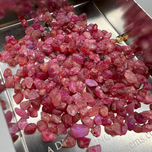 Gemstone De stash Sale - Rough pink sapphire mix by Tamara Gomez