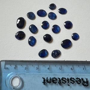 Gemstone De stash Sale - Rose cut blue sapphire mix by Tamara Gomez