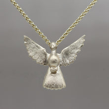 Load image into Gallery viewer, Dove pendant in yellow gold by Tamara Gomez 2
