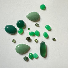 Load image into Gallery viewer, Gemstone De stash Sale - Green gemstones mix