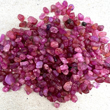 Load image into Gallery viewer, Gemstone De stash Sale - Rough pink sapphire mix by Tamara Gomez