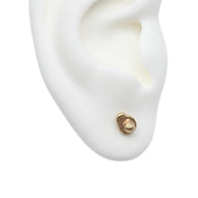Load image into Gallery viewer, Sculptural Gold Stud Earrings