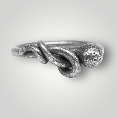 Sterling silver snake ring
