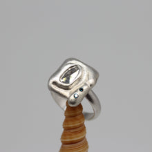 Load image into Gallery viewer, Diamond slice crying composition ring by Tamara Gomez