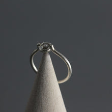 Load image into Gallery viewer, Moissanite Ring in Sterling Silver with a Delicate Sculptural Design by Tamara Gomez