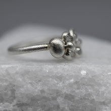 Load image into Gallery viewer, Moissanite Cloud Ring in Sterling Silver, Sculptural Statement Ring