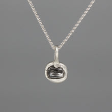 Load image into Gallery viewer, Molten Set Rough Diamond Pendant Necklace in Silver – Signature Collection by Tamara Gomez