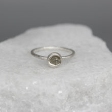 Load image into Gallery viewer, Rough Diamond Bud Ring in Sterling Silver