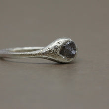 Load image into Gallery viewer, Transforming a heirloom ring into a sculptural rough diamond engagement ring by Tamara Gomez