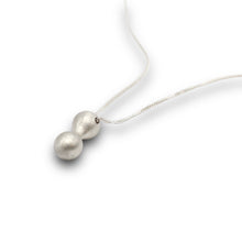 Load image into Gallery viewer, Large infinity pendant necklace in sterling silver by Tamara Gomez