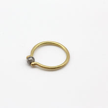 Load image into Gallery viewer, Abacus ring in yellow gold with diamond - Sale