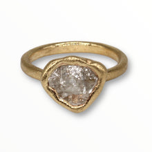 Load image into Gallery viewer, Tamara Gomez Sculpted rough diamond ring in yellow gold