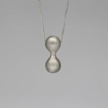 Load image into Gallery viewer, Extra large infinity pendant necklace in sterling silver by Tamara Gomez