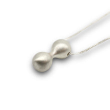 Load image into Gallery viewer, Extra large infinity pendant necklace in sterling silver by Tamara Gomez