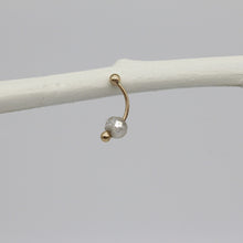 Load image into Gallery viewer, Tamara Gomez 9ct Yellow Gold Moissanite Cipher Stud Earring 1