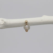 Load image into Gallery viewer, Tamara Gomez TGE58 9ct Yellow Gold Moissanite Cipher Stud Earring 2