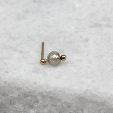 Load image into Gallery viewer, Tamara Gomez TGE58 9ct Yellow Gold Moissanite Cipher Stud Earring 3