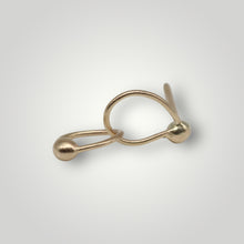 Load image into Gallery viewer, Tamara Gomez TGE59 9ct Yellow Gold Double Teardrop Stud 1