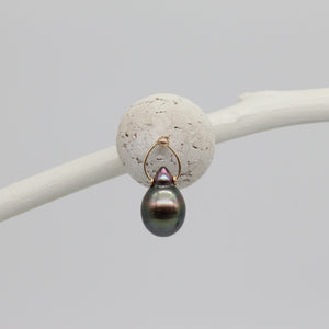 Tamara Gomez TGE60 One of a Kind Tahitian Pearl Stud in 9ct Yellow Gold 2
