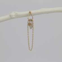Load image into Gallery viewer, Tamara Gomez TGE62 One of a Kind Sapphire Crystal Drop Earring in Yellow Gold 1