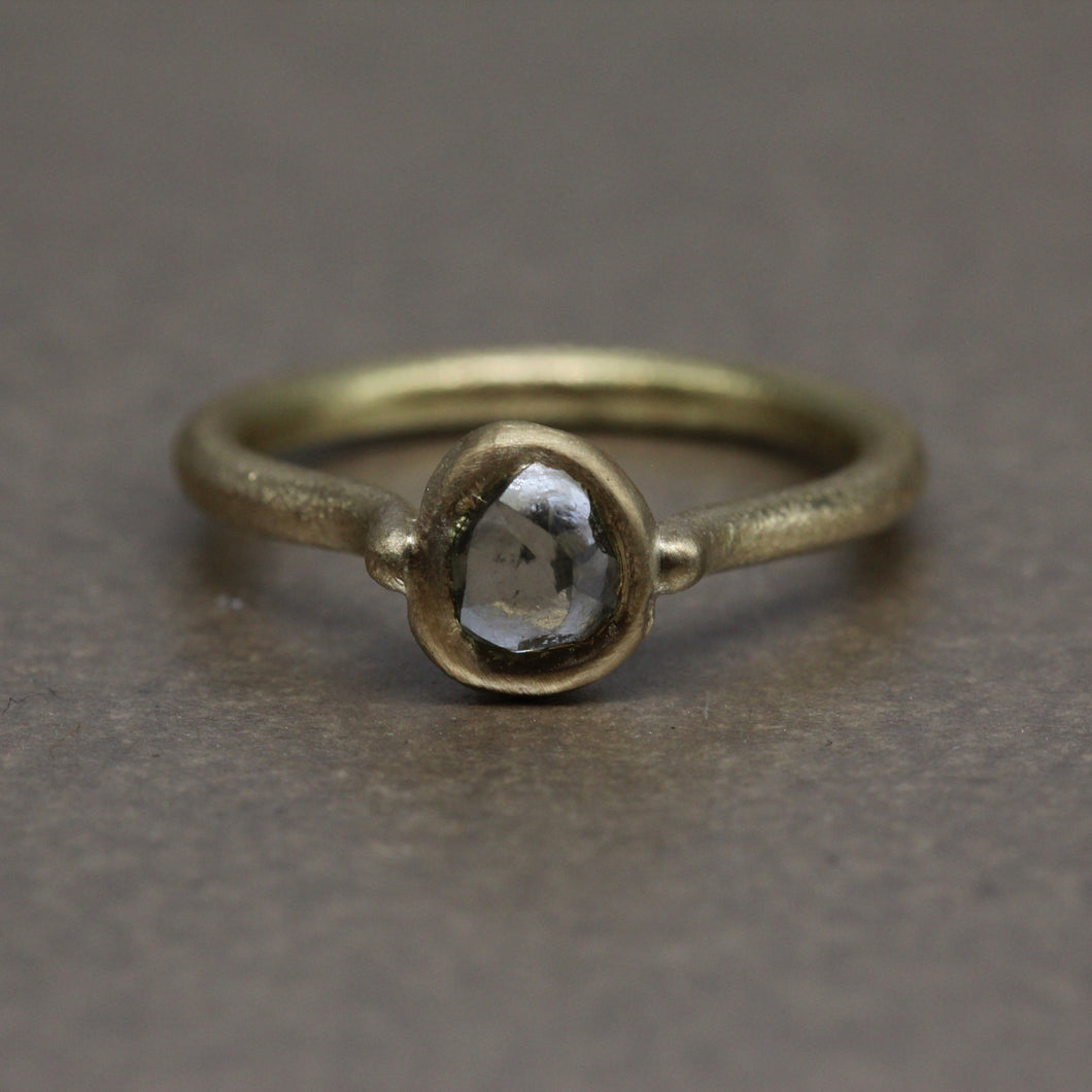 Tamara Gomez TGRDR62 Signature Rough Diamond Ring in 18ct Yellow Gold 2