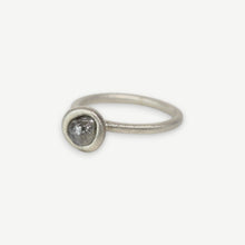 Load image into Gallery viewer, Rough Diamond Bud Ring in sterling silver featuring a 1.36 carat natural rough diamond by Tamara Gomez.