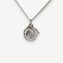 Load image into Gallery viewer, Rough Diamond Pendant Necklace in Sterling Silver, 0.75 Carat