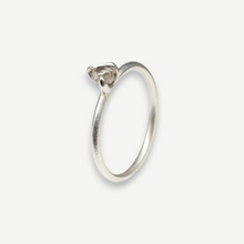 Load image into Gallery viewer, Rough Diamond Solitaire Ring in Sterling Silver, 0.5ct