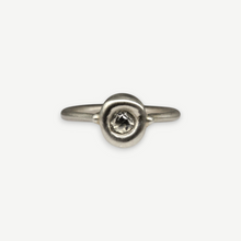 Load image into Gallery viewer, North South Rough Diamond Origin Ring in Sterling Silver, 0.5ct