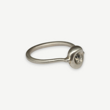 Load image into Gallery viewer, North South Rough Diamond Origin Ring in Sterling Silver, 0.5ct
