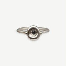 Load image into Gallery viewer, North South Rough Diamond Origin Ring in Sterling Silver, 0.5ct