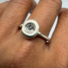 Load image into Gallery viewer, North South Rough Diamond Origin Ring in Sterling Silver, 0.5ct