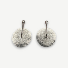 Load image into Gallery viewer, Sequin stud earrings handcrafted in sterling silver by Tamara Gomez