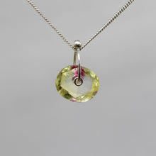 Load image into Gallery viewer, Primrose and Fuchsia Watercolour Sapphire Sequin Pendant Necklace