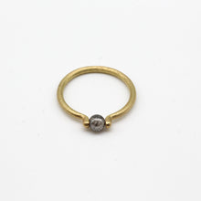 Load image into Gallery viewer, Abacus ring in yellow gold with diamond