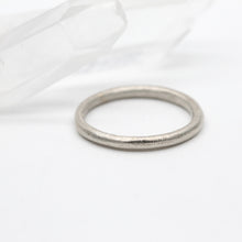 Load image into Gallery viewer, 9ct white gold wedding ring 2mm wide by Tamara Gomez